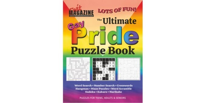 The Ultimate Gay Pride Puzzle Book Cover Image